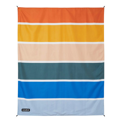 Oversized Outdoor Picnic & Concert Festival Adventure Ready Blankets  with Printed Corner Heart