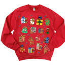  Vintage Gift Teddies PRINTED Christmas Teddy Bears - Comfy Drop Shoulder Sweatshirt