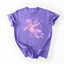  Cupid With Bow Valentines Day Half Tone - T-Shirt (Crewneck)  100 Cotton Heavyweight Tee (Unisex)  Comfort Colors