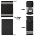  Packable Cozy Outdoor Puffer Blanket with Printed Corner Heart