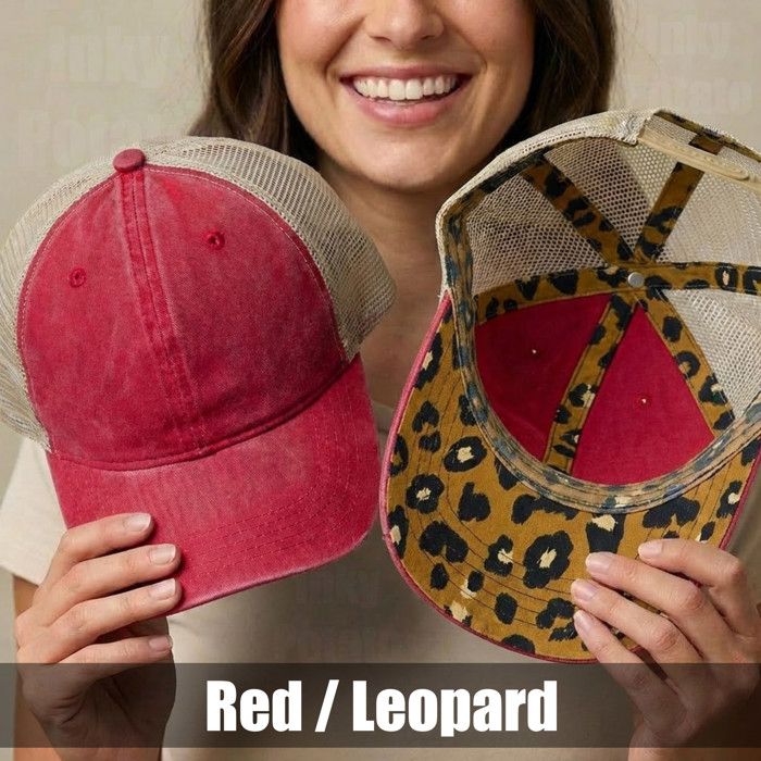 15 + Colors - Washed Mesh-Back Cap Women's Baseball Trucker Hat