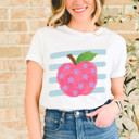  Abstract Back To School Apple For Teachers and Students - Choose T-Shirt Or Sweatshirt