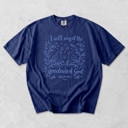  I Will Sing Of The Goodness of God Christian Bible Verse - Soft Wash Cotton Comfort Colors (Main Image - Crunchberry - Comfort Colors)