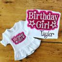 10 Girl & Doll Birthday Girl and Doll Shirt Set