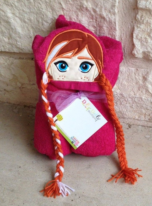 Princess Hooded Bath Towel 
