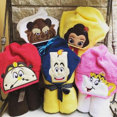 Princess Hooded Bath Towel 