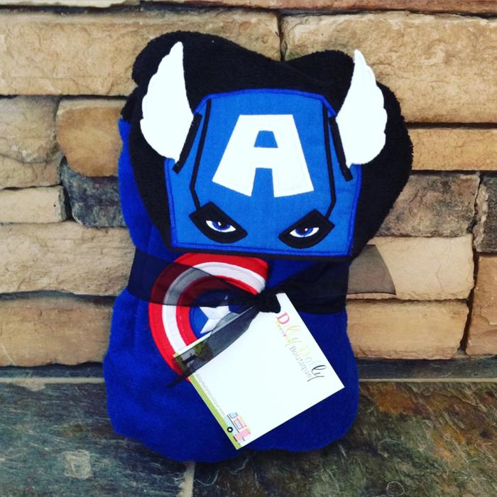Super Hero Hooded Bath Towel