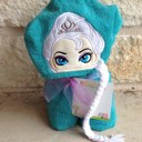 Frozen Queen Princess Hooded Bath Towel 