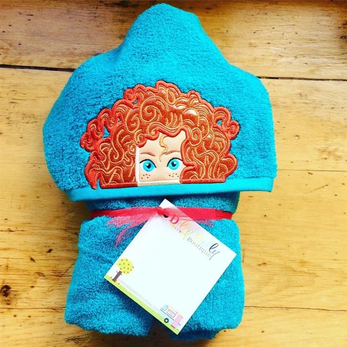 Princess Hooded Bath Towel 
