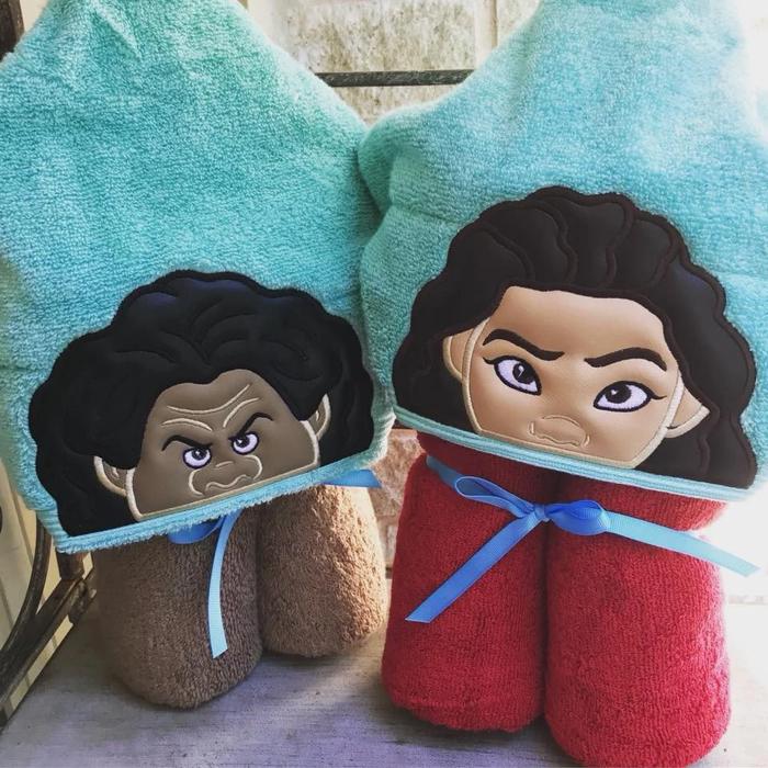 Princess Hooded Bath Towel 