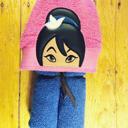 Warrior Princess Princess Hooded Bath Towel 