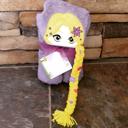 Hair Princess Princess Hooded Bath Towel 