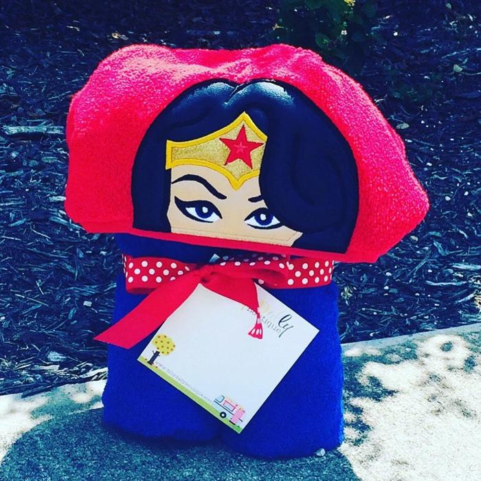 Super Hero Hooded Bath Towel