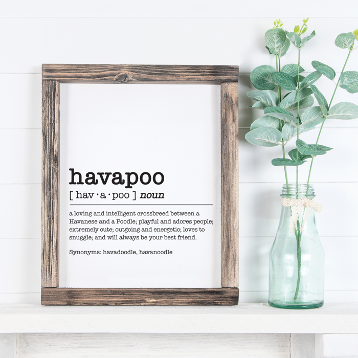 Doodle Dog Dictionary Definition Prints 8 x 10