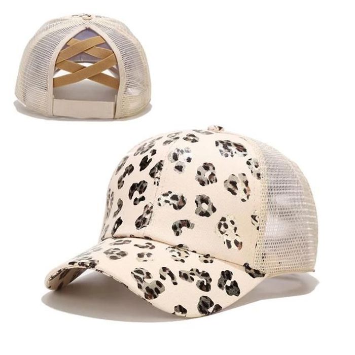 Personalized Baseball Mom Ponytail Hat, Custom Player Number