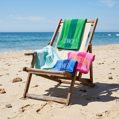 Personalized Embroidered Beach Towels