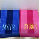  Personalized Embroidered Beach Towels