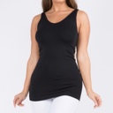 One Size Fits Most Black The Perfect Seamless Reversible Tank