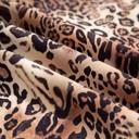  Leopard Print Ruffled Long Sleeve Mini Dress | S-XL