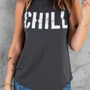  CHILL Letter Print Summer Tank | S-XL