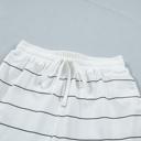  Stripe Half Sleeve Top & Shorts Set | S-XL