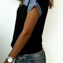  Textured Knit Colorblock Button-Down Shirt | S-XL