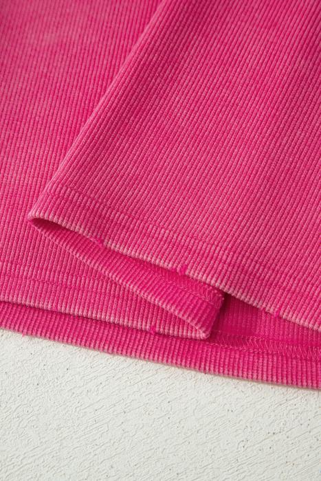 Mineral Wash Rib Knit Tank Top | S-XL
