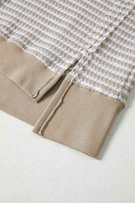 Striped Oversized Drop Shoulder Top | S-XL
