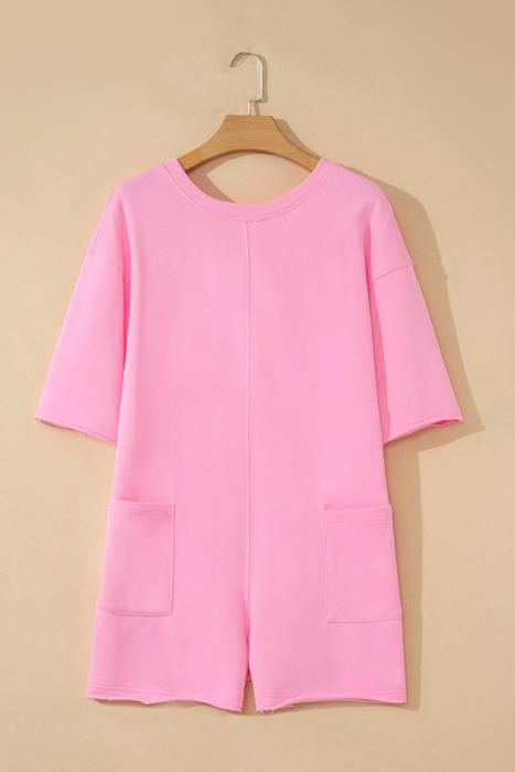 Relaxed Fit Pocketed Romper | S-XL