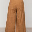  Button Front Elastic Waist Wide Leg Pants | S-XL