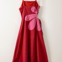  Bloom Detail Resort Midi Dress | S-XL