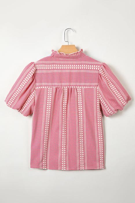 Pony Embroidered Western Yoke Blouse | S-XL