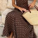  Coastal Charm Polka Dot Maxi Dress | S-XL