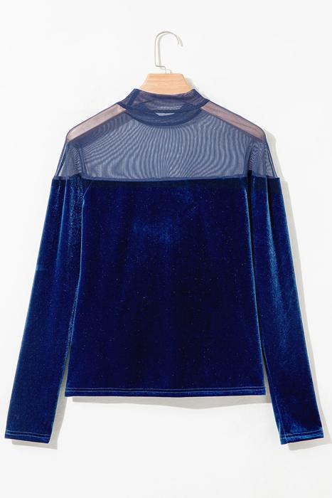 Ethereal Velvet Patch Casual Pullover | S-XL