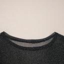  Metallic Shimmer Mesh Long Sleeve Blouse | S-XL