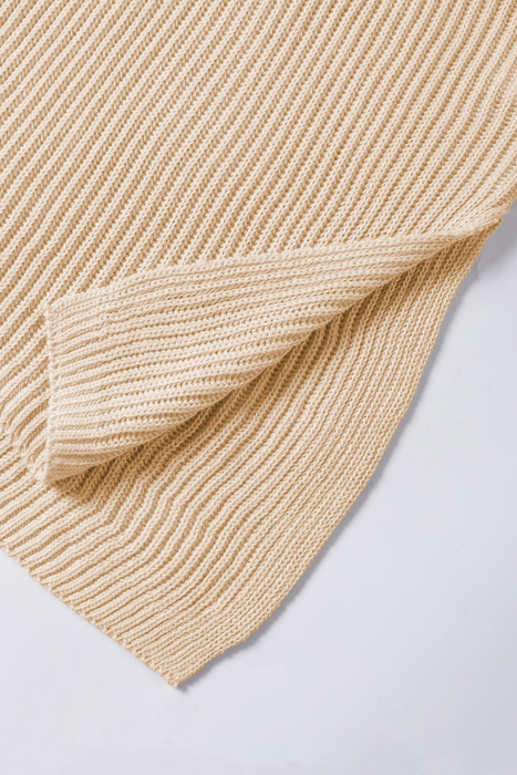 Free Flow Oversized Side-Slit Sweater | S-XL