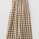  Gingham Plaid Tie-Waist Pants | S-XL