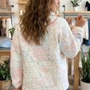  Floral Embroidered Quilted Zip-Up Sweatshirt | S-XL