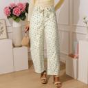  Floral Knot Waist Barrel Jeans | S-XL