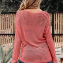  Crochet Open-Knit Sweater Top | S-XL