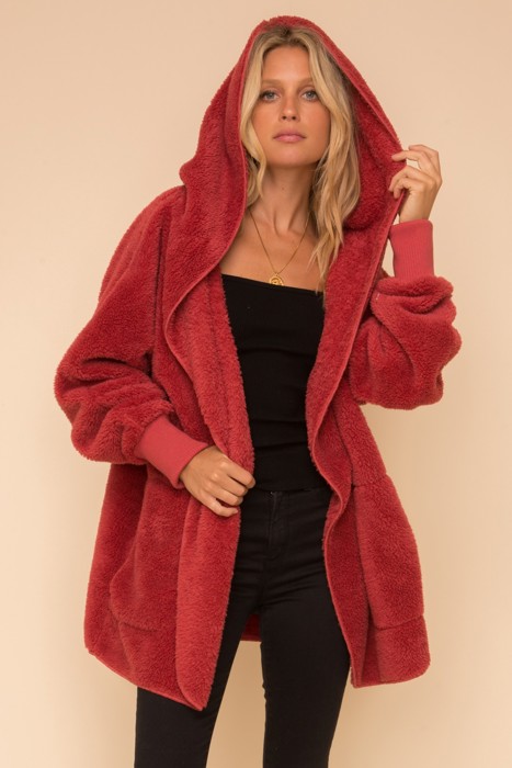 Dream Soft Hooded & Pocketed Jacket | One Size Fits All S-XL