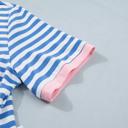  Nautical Stripe Tie Mini T-Shirt Dress | S-XL