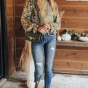  Cuff Long Sleeve Blouse