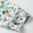  Ribbed Floral Contrast Long Sleeve Top | S-XL