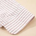  Striped Collar Half Sleeve Shirt Maxi Dress | S-XL