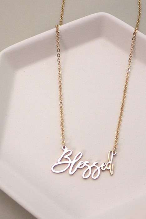BLESSED Delicate Necklace