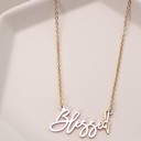  BLESSED Delicate Necklace