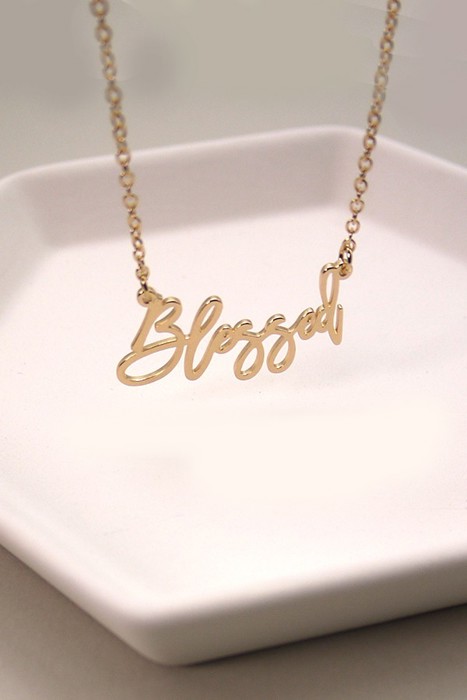 BLESSED Delicate Necklace