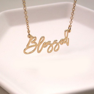 BLESSED Delicate Necklace