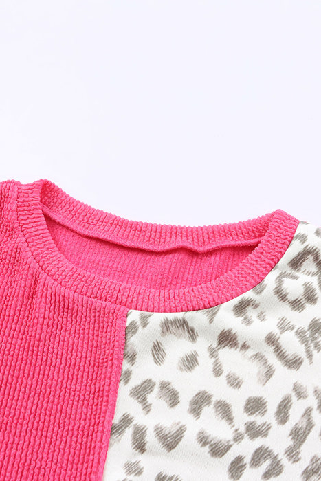 Color Block & Patchwork Ribbed Top | S-2XL